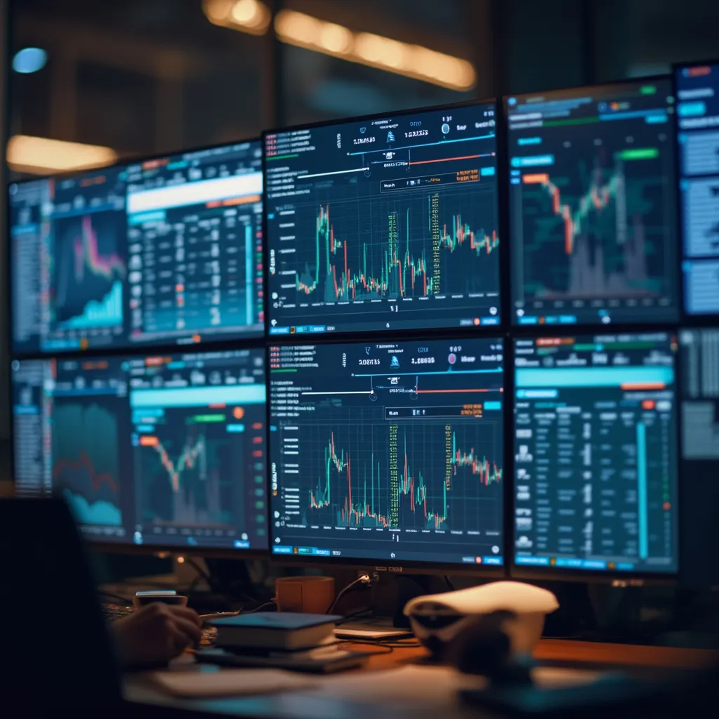 Pantallas con datos de productos bancarios